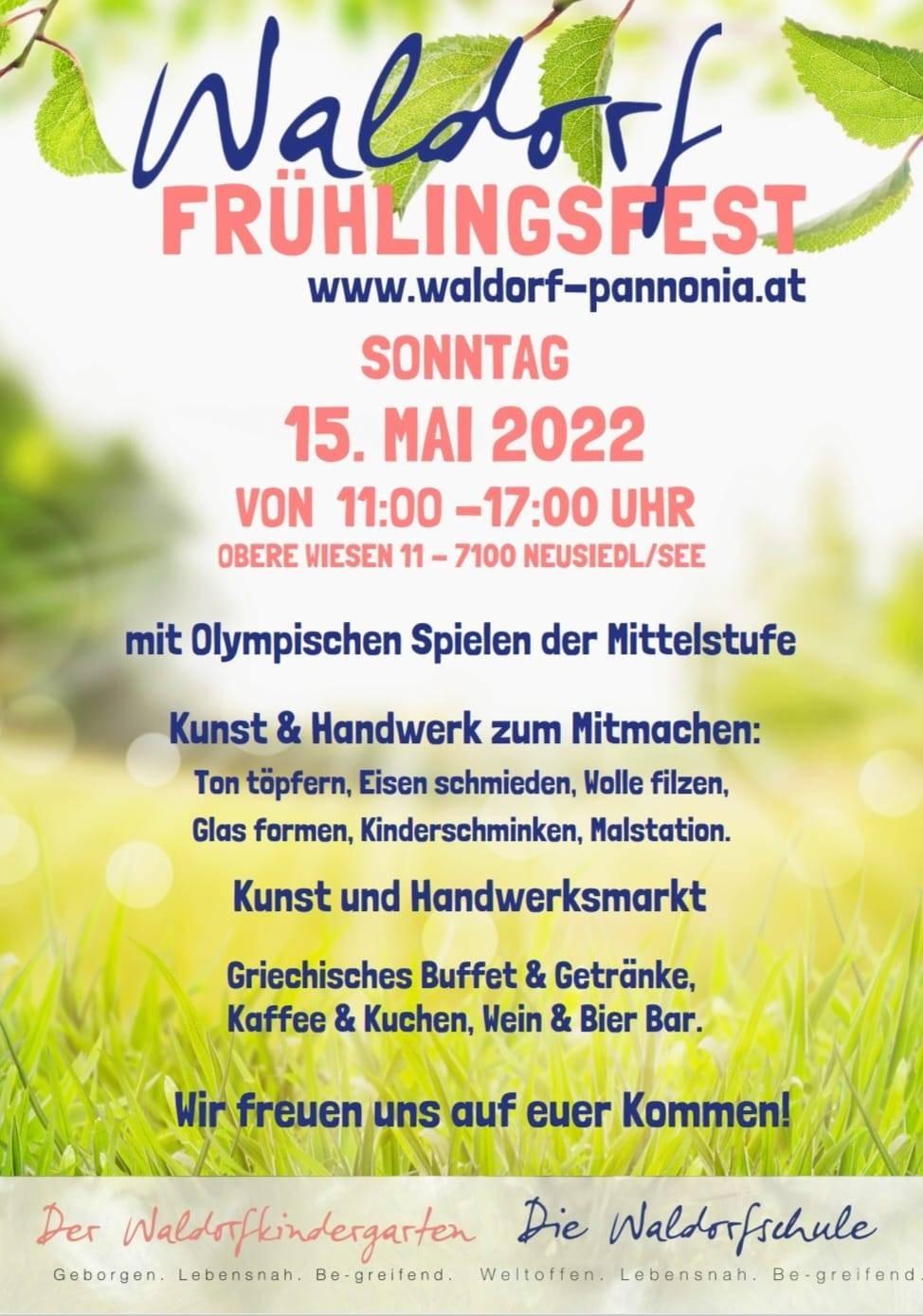 Frühlingsfest Sonntag 15. Mai 2022